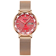 POEDAGAR Swiss Watch For Women Original Waterproof Luminous Automatic Design Ladies Watch With Dual 