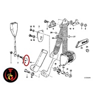 [Part No:72111808464] BMW Seat Safety Belt Bolt Cap E30/E32/E34 FDM Additive Manufactured