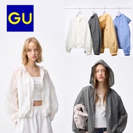 【Direct from Japan】GU Women UV Protection Sheer Parka – Lightweight Hooded Jacket