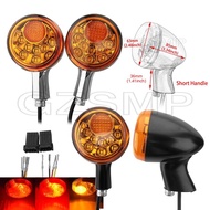 Motorcycle Short handle Aluminum Rear Turn Signal LED Indicator Brake Light fit For Harley Sportster