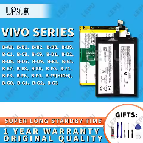Phone Battery for VIVO V3 V5+ V7 V9 V15 Y53 Y55 Y65 Y69 X9 PLUS VIVO X23 X27 NEX A Replacement Batte
