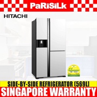 Hitachi R-MX700PMS0-MGW Side-by-Side Refrigerator (569L)
