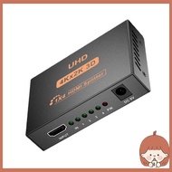 Silin Portable Hdmis Splitter 1 To 4 Outputs Supports 3D Audios Syncing And 3840x2160 Resolution Sup