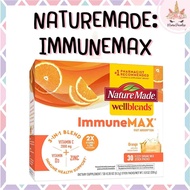 *พร้อมส่ง/ของแท้‼️* [EXP.05/2024] Nature Made Wellblends ImmuneMAX Fizzy Drink Mix 30 ซอง