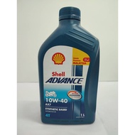 SHELL Advance AX7 4T 10W40 Lubricant Motorcycle Engine Oil 1L