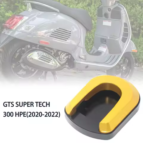 For GTS300 2023 For Vespa gts GTV 300 HPE 2019 2022 Motorcycle Kickstand Foot Side Stand Enlarge Ext