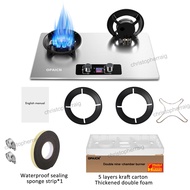 CHRIS OPAICN 9.5KW Gas Stove Double Gas Burner Stove desktop Timing Folding gas stove stainless stee