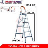 6-Step Folding Home Ladder DT DLH306 | 189 CM