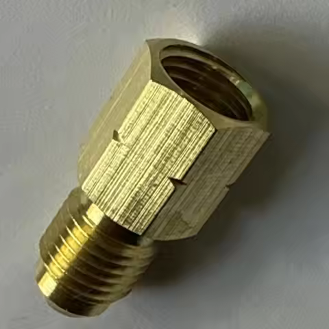 R32 Threaded Adapter Refrigerant Adapter External Thread 1/4 Adapter To Charging Hose Pump For R32/r