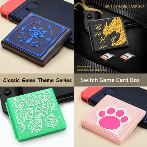 For Nintendo Switch OLED Hard Game Card Case Storage Box for Nintendo Switch / Switch lite Game Acce