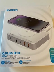 Momax Q.PLUG BOX GaN 100W 六輸出連無線充桌面充電器