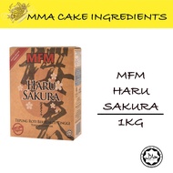 HARU SAKURA(MFM)/SUPERIOR BREAD FLOUR/TEPUNG HIGH PROTIEN 1KG(FREE 11GM YEAST)