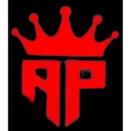Ap king sticker with color motif