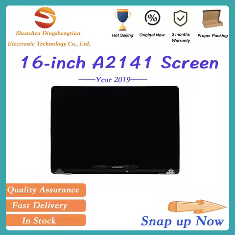 Genuine Brand2019 Year 16 Inch A2141 LCD Screen Assembly Gray Silver for MacBook Pro Retina Full LCD