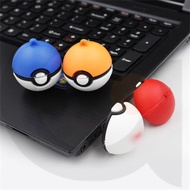 Silicone Cartoon Pokémon Elf Ball USB 2.0 High Speed Flash Drive 1GB 2GB 4GB 8GB 16GB 32GB 64GB 128G