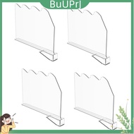 Home Acrylic Shelf Dividers for Closet Organization - Closets Shelf and Closet Separator for Storage