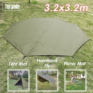 Octagonal Tent Mat 3.2x3.2m Ground Sheet Waterproof Picnic Mats Outdoor Multipurpose Tactical Tarp C