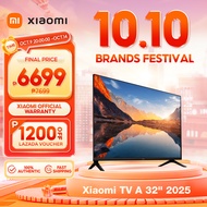 ✧【2Years Warranty】Xiaomi TV A 2025 32 Inch Smart TV HD Google TV Dolby Audio DTS-X Premium Metal Tel