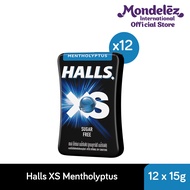 [Bundle of 12] Halls XS Sugar Free Candy 20s [Blueberry/ Mentholyptus/ Watermelon/ Lime/ Cola Chill]