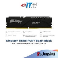 Kingston FURY Beast Black DDR5 6000MT/s RAM 16GB / 32GB / 32GB (16GB x2) / 64GB (32GB x2)