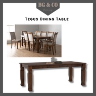 [MEJA SAHAJA] TEGUS Dining Table 6 Seater Dining Table 8 Seater Dining Table Meja Makan 6 Kerusi Mej