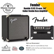 Fender Rumble 15 V3 - 15-watt, 1x8" Guitar Bass Combo Amplifier