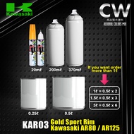[ Gold AR80 AR125 Sport Rim KAR03 ] 2K Car Paint Kaler Solid Bancuh Touch Up Pen DIY Cat Spray Motor