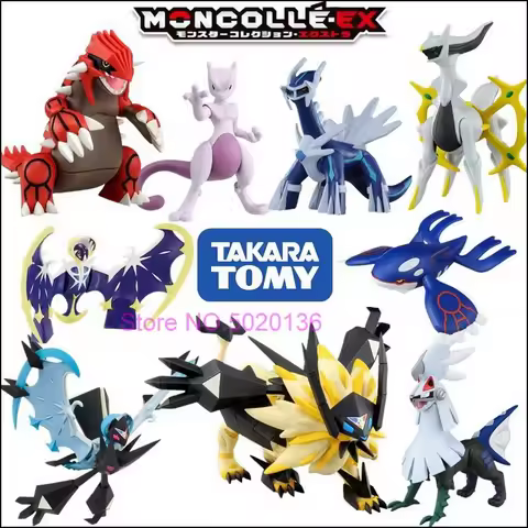 Anime Pokemon Figures Model Giratina Rayquaza Mewtwo Jigglypuff Bulbasaur Kawaii Gifts
