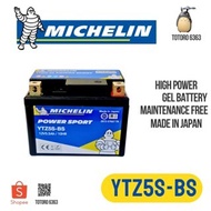 YTZ5S YTZ5S-BS BATTERY MICHELIN Y15ZR LC135 V2-V8 FZ EX5 (No Stater) WAVE110 WAVE125 GT128