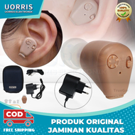 Alat Bantu Dengar Cas Charger Telinga Orang Tua Hearing Aid Mini Pengeras Suara Original K88 Mini Orang Tua Tuli Budek Tuna Rungu