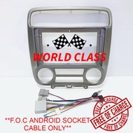 HONDA STREAM 2001-2005 MANUAL AIR COND 9" ANDROID CASING (F.O.C ANDROID CABLE ONLY)
