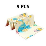 [BOSMAT] 9PCS FOLDABLE CARPET PLAYMATE PLAYMAT BABY MAT 180 X 200 CM 180X200CM WATERPROOF 9 PCS