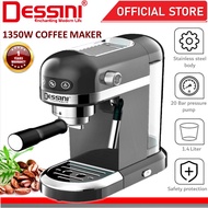 DESSINI ITALY 20 Bar 1.4L Espresso Coffee Maker Brew Froth Cappuccino Latte Machine Milk Frothing Bu