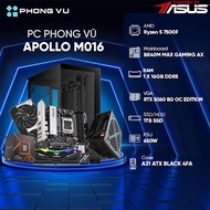 PC PV Gaming Apollo M016 (AMD Ryzen 5 7500F/ GeForce RTX 5060/ 1 x 16GB/ 1TB SSD/ Free DOS)