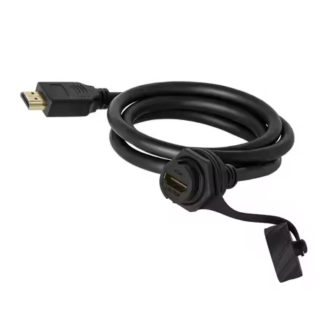 LH20 M20 0.3-1M Extension Cable Industrial Data Adapter Breakout HDMI-Compatible Waterproof HDMI2.0 