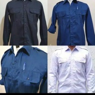 KEMEJA PDL PDH SATPAM BODYGUARD PDL PDH LENGAN PANJANG BAJU