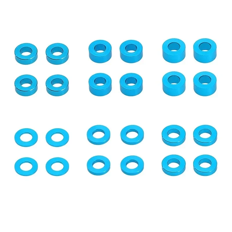 24Pcs M3 Screw Spacer Set for TAMIYA 53539 TT02 TT01 XV01 XV02 3mm RC Car Hardware Kit with Washers 