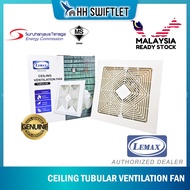Lemax Exhaust Ceiling Tubular Fan (SIRIM) Certified 8" & 12" 1 Year Warranty