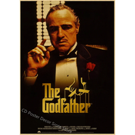 2025 Vintage Classic Movie Posters Retro Prints Pulp Fiction/Godfather Poster Film Retro Home Room D