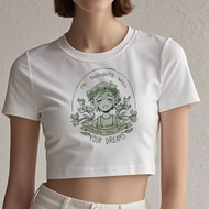 Omori Crop Top - Harajuku Gothic Grunge Streetwear