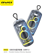 Awei Speaker KA32 Waterproof IPX4 Wireless Bluetooth Speaker Pairing Music Player Subwoofer With RGB