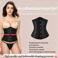 Steel Boned Waist Trainer Corset for Hourglass Body Shaping Tummy Control Postpartum Recovery Bengku