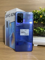 oppo a74 6/128gb blue second istimewa