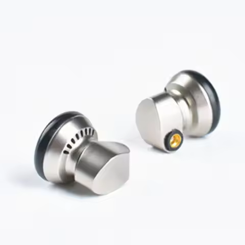 Yincrow RW-1000 3.5mm Earbud HIFI Metal CNC Earphone 15mm Dynamic Detachable MMCX Cable X6 PT25 TO60