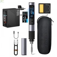 for FNIRSI HS02A Smart Electric Soldering Iron PD 100W Constant Temperature Kits