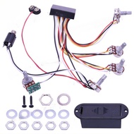 Litar Pickup Bass Elektrik 3-Segmen Litar Elektronik Bass Elektrik Gitar Elektrik Litar Pickup Aktif