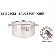 Zebra Chef Sauce Pot 36 x 22 cm