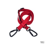 Sassy Snouts Signature Multi-way Leash (2.5 cm) in Poppy Red