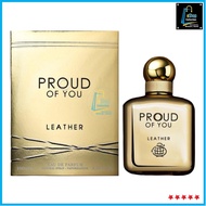 NEW ARRIVAL ][ Fragrance World Proud Of You Leather EDP 100ml