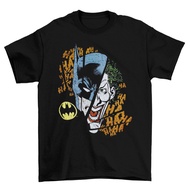 Tomoinc T-Shirt Joker - Half Batman Half Joker